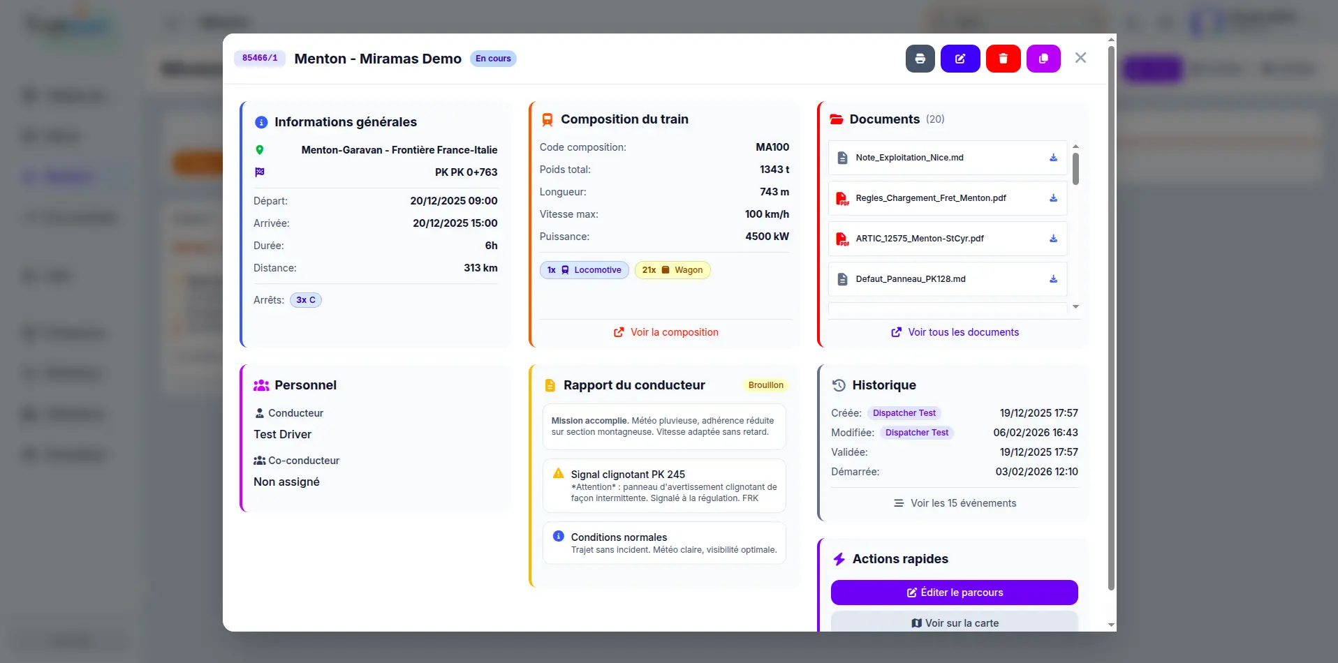 Le portail gestionnaire